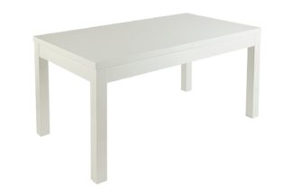 An Image of Habitat Lyssa XL Extending 6 - 8 Seater Table - White