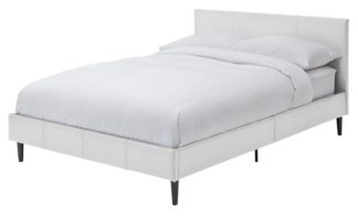 An Image of Habitat Skylar Double Bed Frame - White