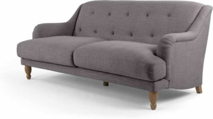 An Image of Ariana 3 Seater Sofa, Graphite Grey