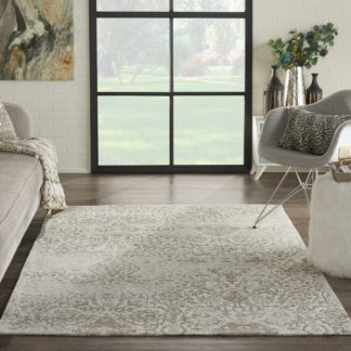 An Image of Damask 6 Rug Natural