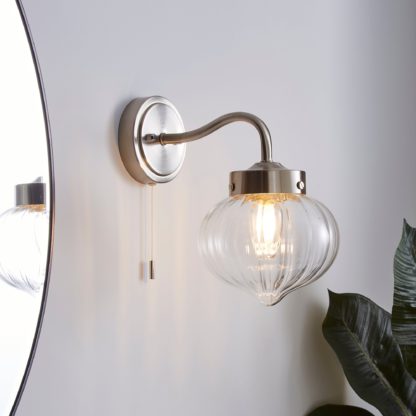 An Image of Voyager Bathroom Wall Light Chrome