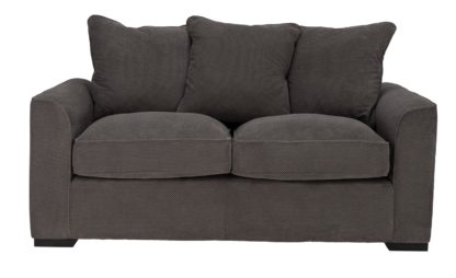 An Image of Habitat Carson 3 Seater Fabric Sofa - Grey