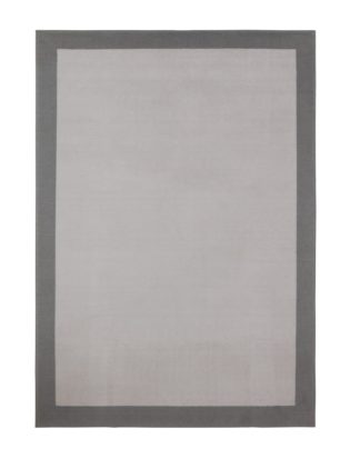 An Image of Habitat Border Rug - 120x170cm - Grey