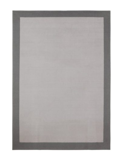 An Image of Habitat Border Rug - 120x170cm - Grey