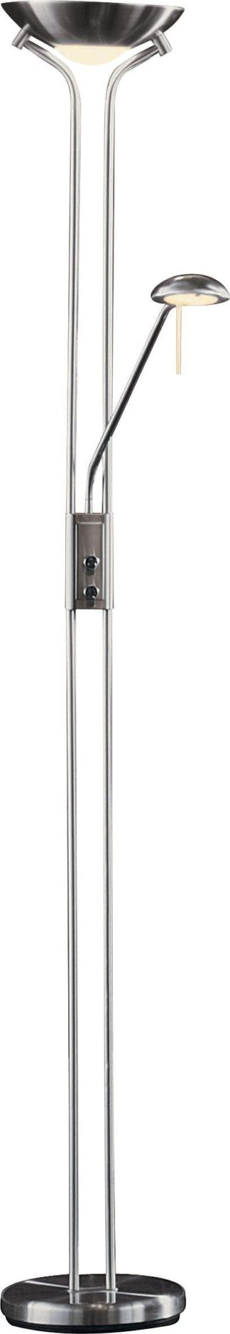 An Image of Argos Home Father & Child Uplighter Floor Lamp - Chrome