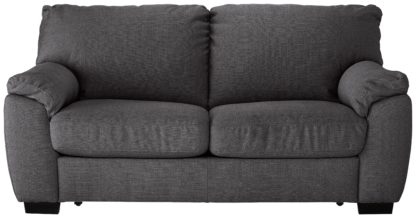 An Image of Argos Home Milano 2 Seater Fabric Sofa Bed - Beige