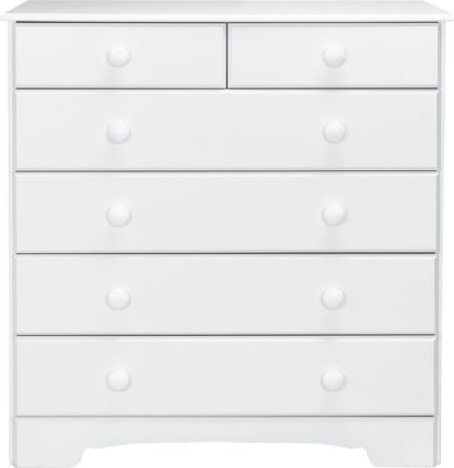 An Image of Argos Home Nordic 4+2 Drawer Chest of Drawers - Pine