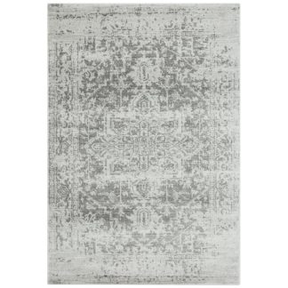 An Image of Asiatic Nova Abstract Rectangle Rug - 80x150cm - Grey