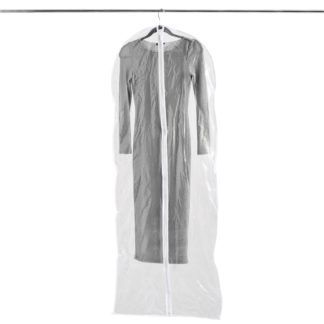 An Image of Pack Of 2 Extra Long Dress Covers Clear