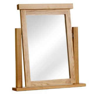 An Image of Woburn Oak Mirror Brown