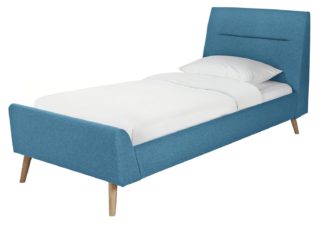 An Image of Habitat Finn Single Bed Frame - Teal