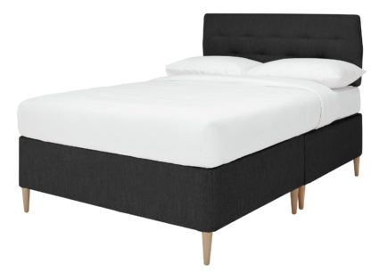 db49a5a9130bbfe139a4dd8efef8314ba19838403f32557bf0b1c0b2f55de4de.jpg An Image of Argos Home Skandi 800 Pocket Kingsize Divan - Charcoal