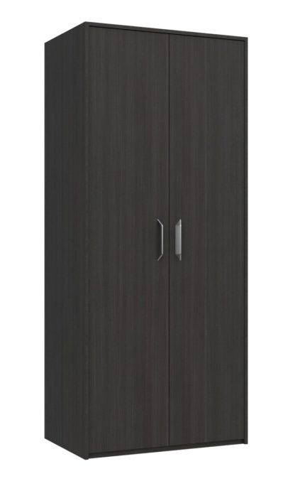 An Image of Ashdown 2 Door Wardrobe - Dark Grey