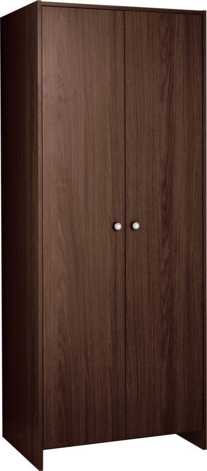 An Image of Argos Home Seville 2 Door Wardrobe - Oak Effect