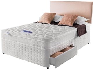 An Image of Silentnight Auckland Luxury 2 Drawer Divan - Double