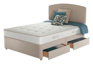An Image of Sealy Posturepedic Firm Ortho 4 Drawer Divan - Superking