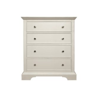 An Image of Charlotte 4 Drawer Chest White