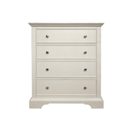 An Image of Charlotte 4 Drawer Chest White