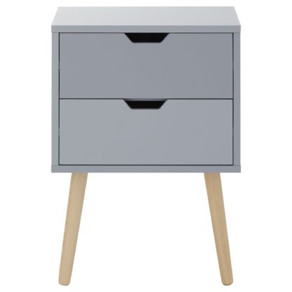 An Image of Nyborg Bedside Table Dark Grey