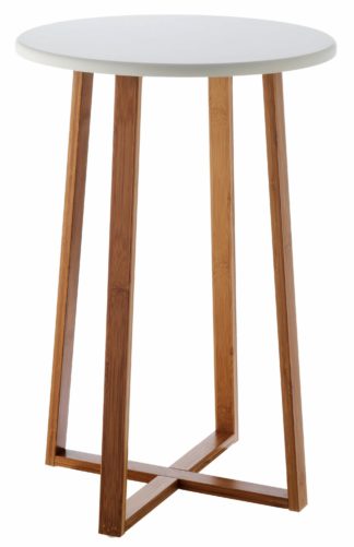 An Image of Habitat Drew Tall Side Table - Bamboo