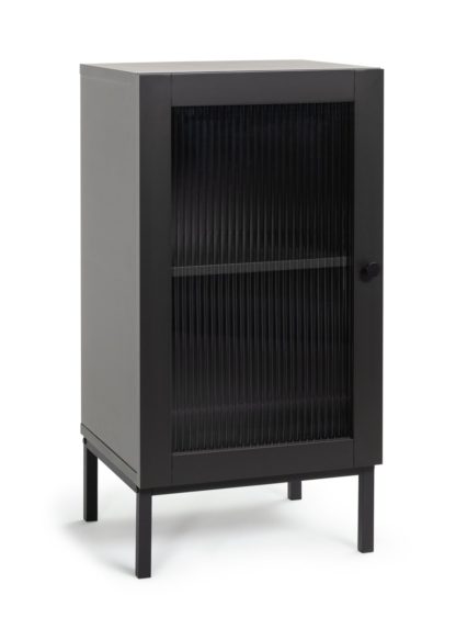 An Image of Habitat Crittall 1 Door Cabinet