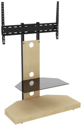 An Image of AVF Wood Effect Mount Up To 60 Inch TV Stand - Oak