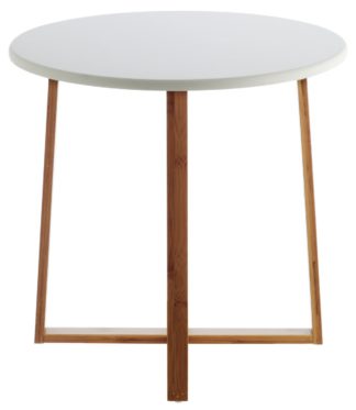 An Image of Habitat Drew Low Side Table - Bamboo