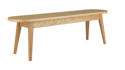 An Image of Habitat Etta 3 Seater Dining Bench - Oak