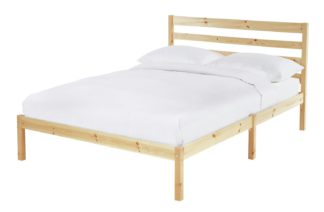 An Image of Habitat Kaycie Double Bed Frame - Pine