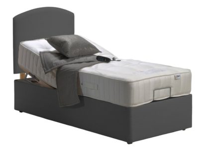 An Image of MiBed Newquay Adjustable Single Bed and 1200 Pocket Mattress