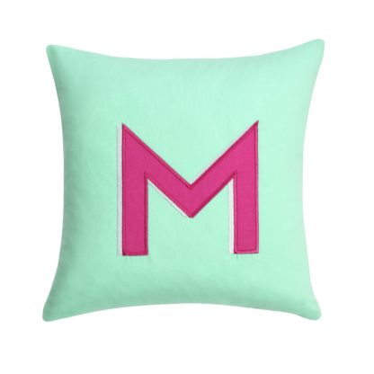 An Image of Argos Home Letter M Cushion