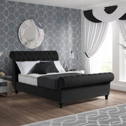 An Image of Fabio Black Bedstead Black