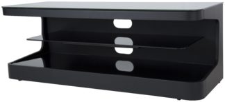 An Image of AVF Up to 55 Inch Wood TV Stand - Black
