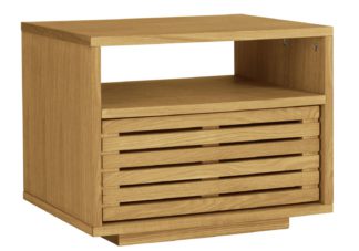 An Image of Habitat Max Oak Bedside Chest