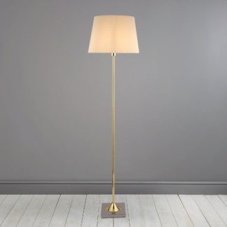 An Image of Washington Brushed Gold Floor Lamp Gold