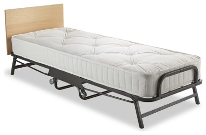 An Image of Jay-Be Crown Premier Folding Bed Deep Sprung Mattress-Single