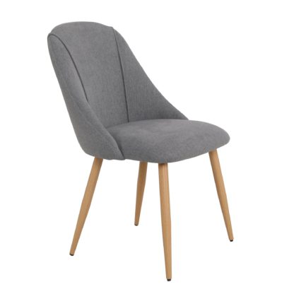 e3463bdff21dca6018cc4477200817add3544f9b9fc46cfbaf2c97caa6122dc5.jpg An Image of Luna Set of 2 Dining Chairs Grey
