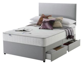 An Image of Silentnight Middleton 800 PKT Comfort 4DRW Grey King Size