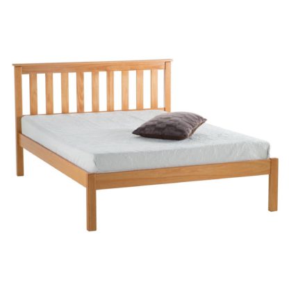 An Image of Denver Low End Bed Frame Blue