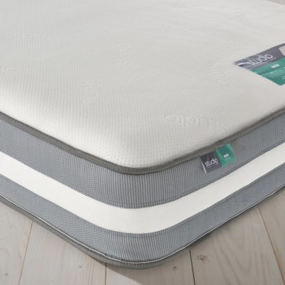 An Image of Silentnight Studio 2 Eco Mattress - Single