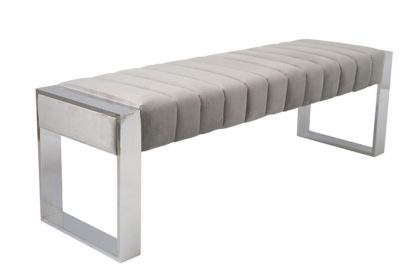 An Image of Judd Bench Silver - Dove Grey