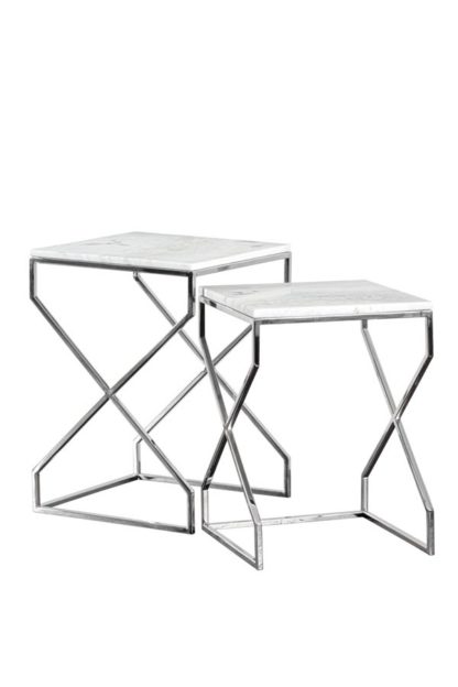 An Image of Alhambra Silver Nesting tables