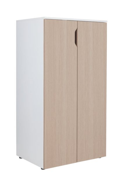 An Image of Argos Home Pod 2 Door Short Wardrobe - Acacia Effect