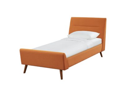 An Image of Habitat Finn Single Bed Frame - Orange