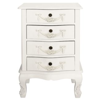 An Image of Toulouse Ivory 4 Drawer Chest White