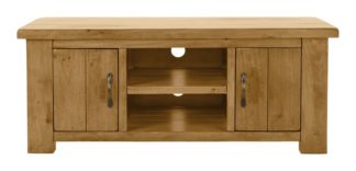 An Image of Argos Home Arizona 2 Door Solid Pine Low Sideboard