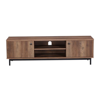 An Image of Fulton Wide TV Stand Pine