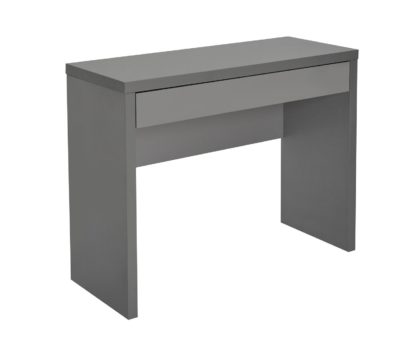 ee16071874628dc67bf182d1af5732ae83135df396152d1e33016e477c87419f.jpg An Image of Habitat Jenson Hollowcore Dressing Table Desk - Grey Gloss