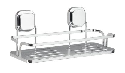 An Image of Argos Home Flat Plate Suction Bathroom Shelf
