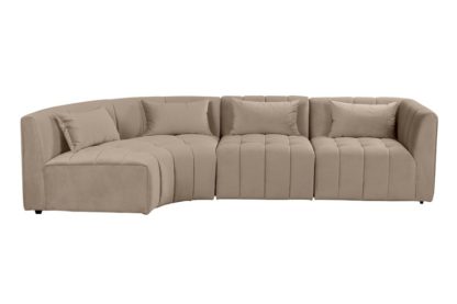 eebf99f72a9185c564bf0ef88c25c3f3414bde6320171de5e628619f46e62fcf.jpg An Image of Essen Left Hand Curved Corner Sofa – Taupe
